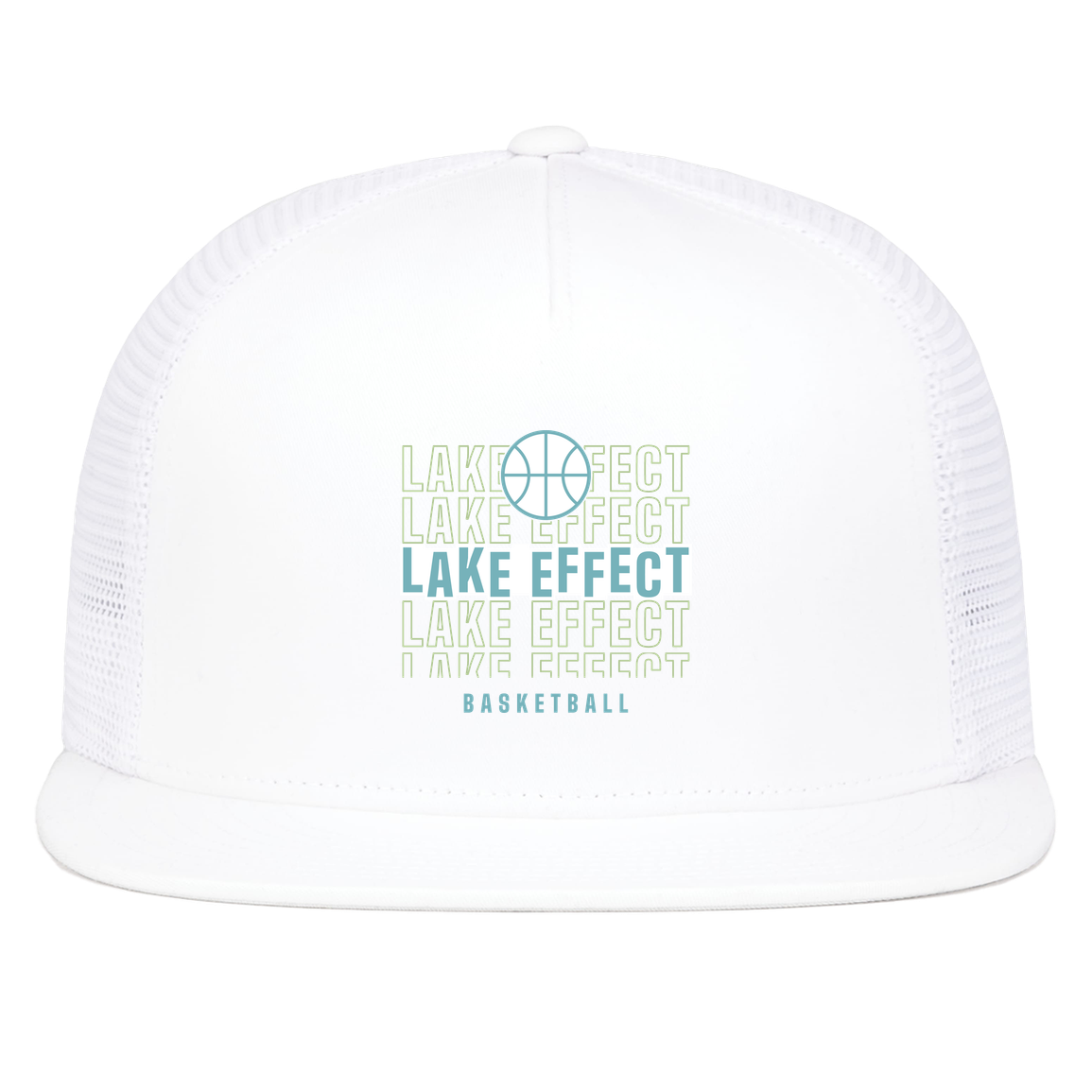 lake-effect-legends-echo-highlight-pacific-headwear-d-series-5-panel-trucker-snapback-cap — White — Front — source sha256 9776fab1486add979cf941dfb0395c2517350ad497cd5cf041e7be6ff267fb11 — Color position 5