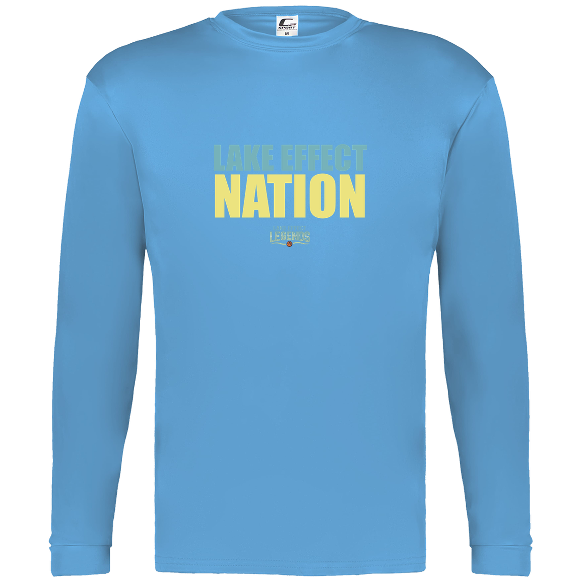 lake-effect-legends-hoops-nation-c2-mens-performance-long-sleeve-tee — Columbia Blue — Front — source sha256 5c6328cbb93abe8b128420dd676883b6cbfedfa8513f16cf8497d3e92ff3281d — Color position 5