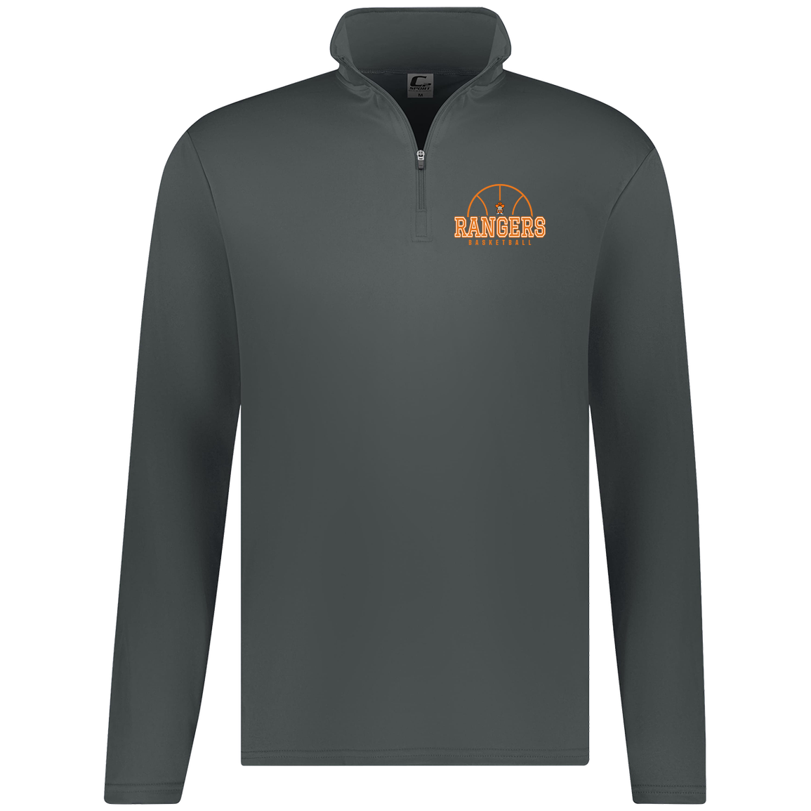 manton-elementary-ball-dome-c2-kids-1-4-zip-pullover — Graphite — Front — source sha256 80bbd84bfb265ce46d6a5decbbb15358fc3c4ff095b251aca1d38d889a31f5e2 — Color position 4