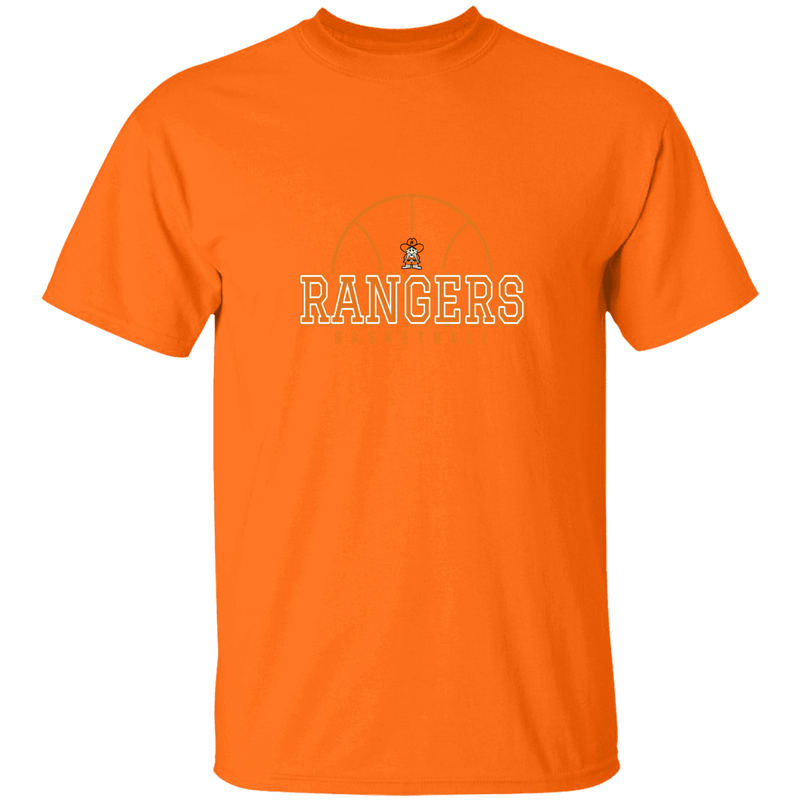 manton-elementary-ball-dome-gildan-5-3-oz-t-shirt — Safety Orange — Front — source sha256 e5b9ea186b46691a436e342da109479327763b4b1df500128f4d392d0663712b — Color position 7
