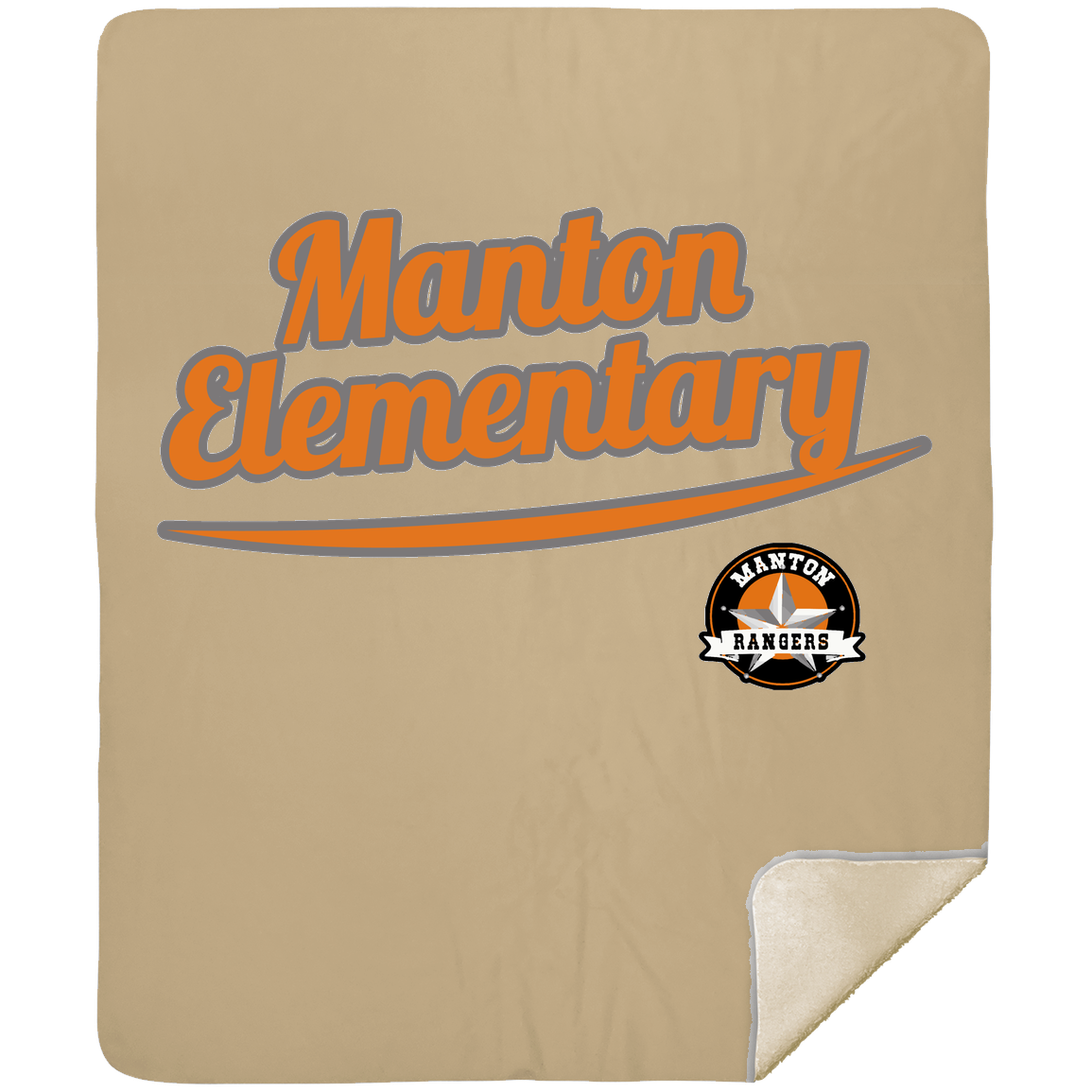 manton-vintage-script-mshm-premium-sherpa-blanket-50x60 — Tan — Front — source sha256 2a8df7b4e1020f200f4857f5427ed41203a28433ac0f5ac72fab833606050d3f — Color position 5