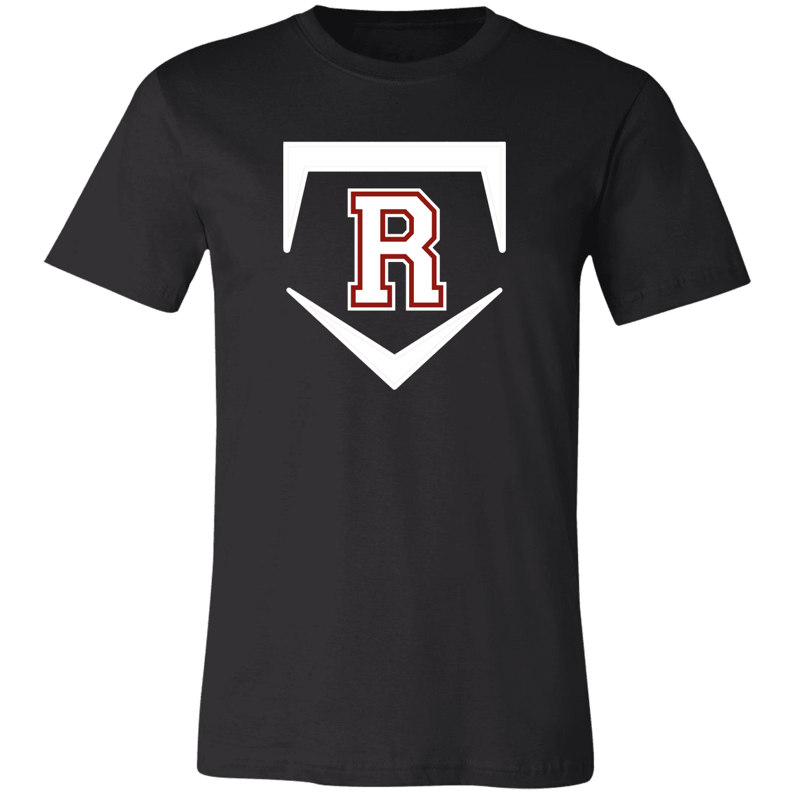 rally-softball-rally-base-original-white-bella-canvas-unisex-jersey-short-sleeve-t-shirt — Black — Front — source sha256 d0de1a0acedfe7a2ff771e496f74521f0788e9dc6853265d3b824eda6d495ffe — Color position 3