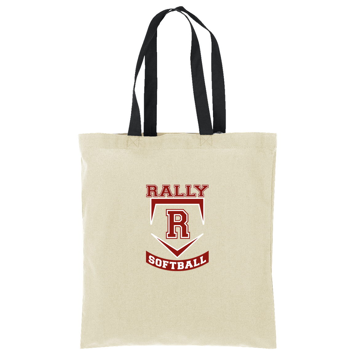 rally-softball-base-port-authority-core-cotton-tote — Natural/Deep Black — Front — source sha256 55c8d1a038e721c3eec6aa58d5c05515e8d2408f6ad6dae1683fe19018c86bd0 — Color position 3