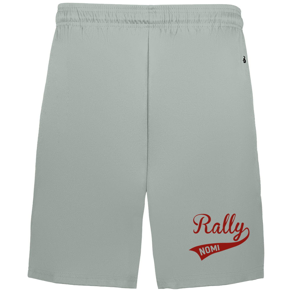 rally-softball-rally-signature-badger-adult-b-core-7-inch-short-with-pockets — Silver — Front — source sha256 5806da89d9f13264bcdcb1179253804540d6384813dbe3b91567b3874c09005d — Color position 1