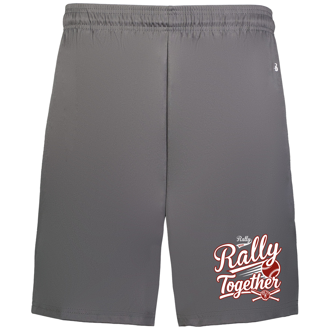 rally-softball-rally-together-white-badger-adult-b-core-7-inch-short-with-pockets — Graphite — Front — source sha256 4c89d08689e12ae3fd2c9e5b5e3f9f978466e68ef620143c7a70652f58d2705f — Color position 2