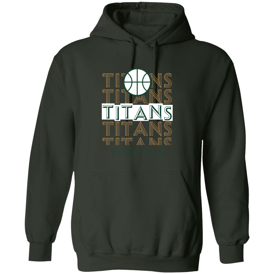 tc-titans-echo-highlight-gildan-pullover-hoodie — Forest Green — Front — source sha256 262527a53be583da20cc886111d53ae2ec57a26dbb72071450d9fb2173c634d8 — Color position 7