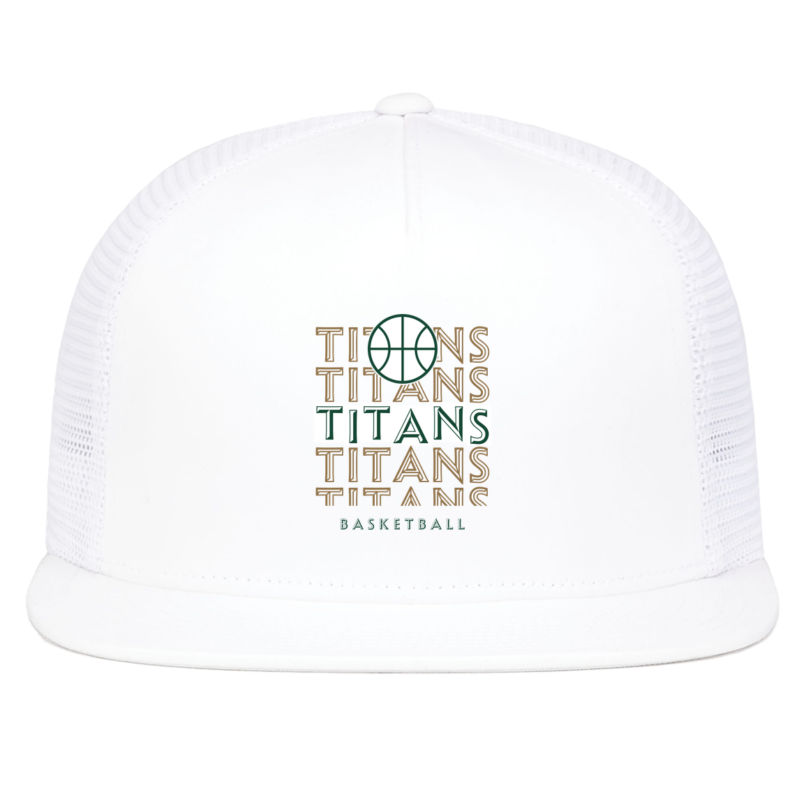 tc-titans-echo-highlight-pacific-headwear-d-series-5-panel-trucker-snapback-cap — White — Front — source sha256 4a5eb1ed2a7dc06740a09f17af4f0209215b21d3c24a057dfe4c32d7202e1be5 — Color position 5