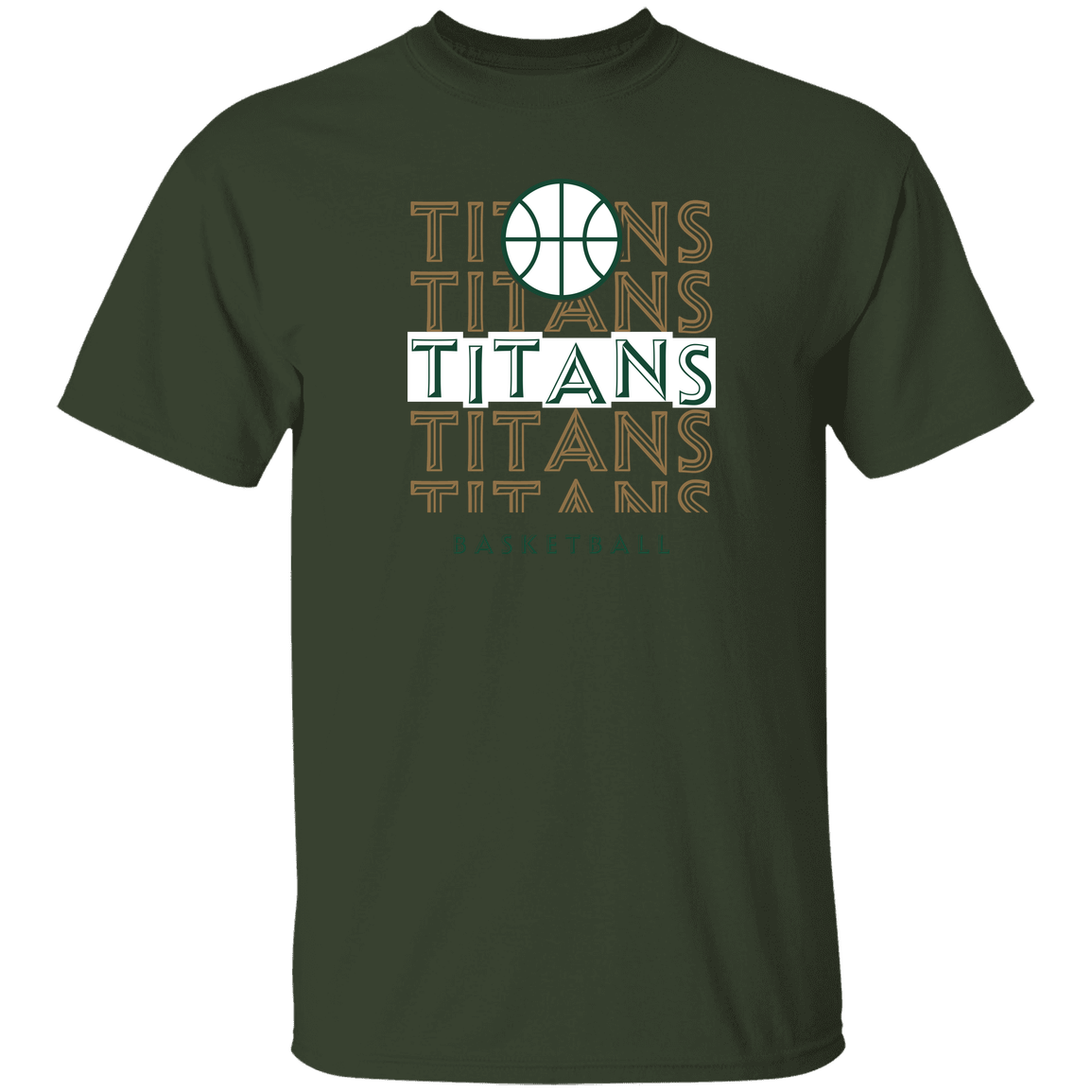 tc-titans-echo-highlight-gildan-5-3-oz-t-shirt — Forest — Front — source sha256 edc76c358f97e92e49745a292ab6b4ccfba8561709a2a3143dea51203856b1fb — Color position 7