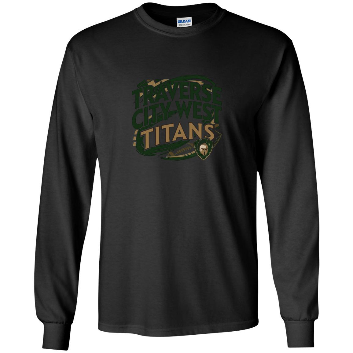 tc-titans-football-graphic-gildan-youth-ls-t-shirt — Black — Front — source sha256 8dfe89c8b3b4a477cb6111360cfd4172b814fa6df031cd0ec52df0156b36712a — Color position 3