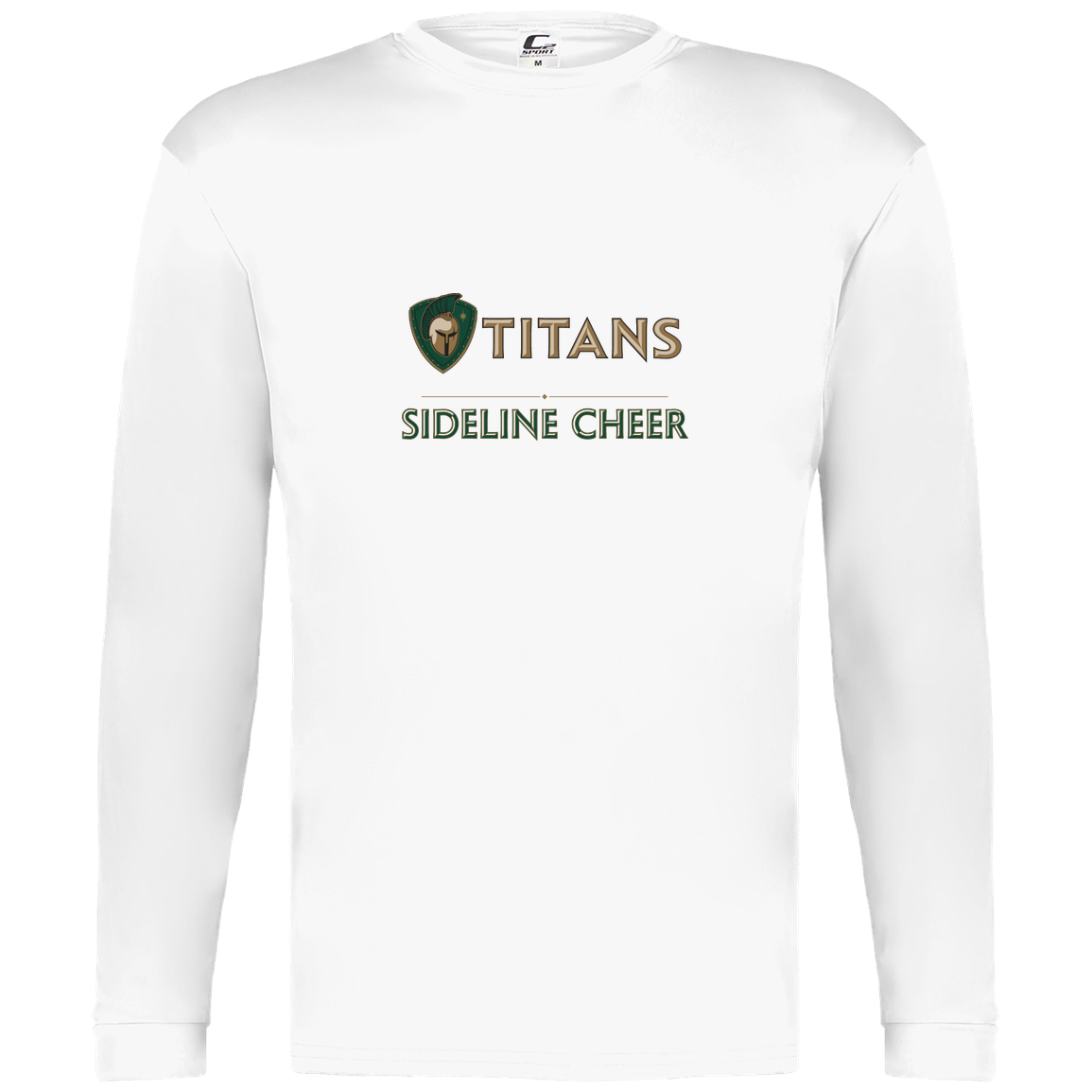tc-titans-sideline-cheer-basic-c2-mens-performance-long-sleeve-tee — White — Front — source sha256 24a6caee85f54be6f01066c43f22eea307a6cc33efc7eb769347b0180548af50 — Color position 4