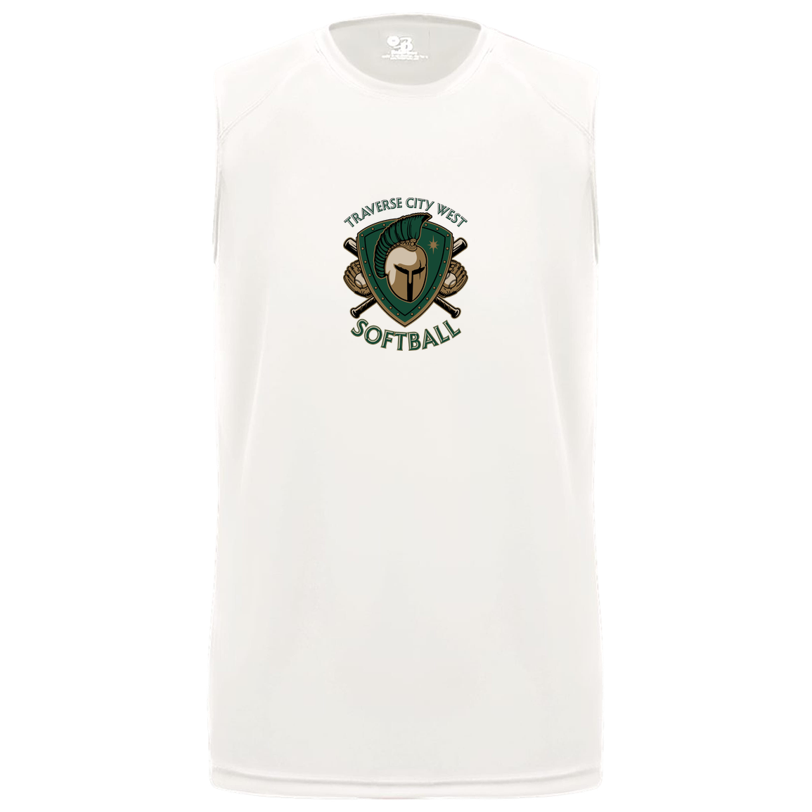 tc-titans-titan-crest-2-badger-b-core-sleeveless-performance-tee — White — Front — source sha256 3b1352bbbb7c831c7465cbd9dce98af6f970262c7c88f7f04c716be0227db519 — Color position 4