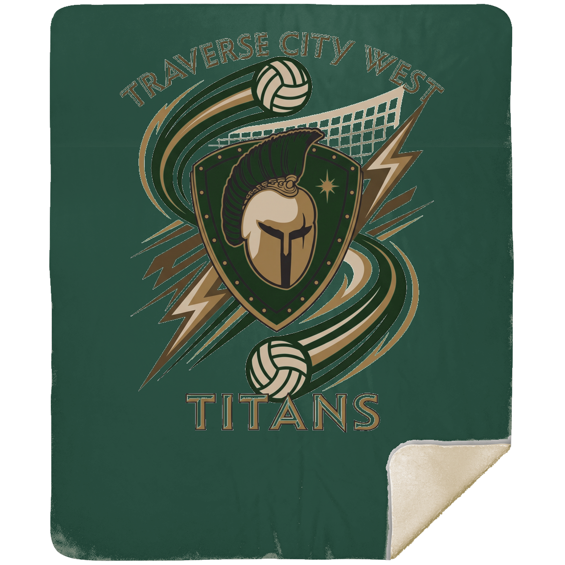 tc-titans-volleyball-rally-mshm-premium-sherpa-blanket-50x60 — Forest — Front — source sha256 bd3d8be3ef1b84d20420080aa6649e275adfb6efd52614af227fd547f4c2bb83 — Color position 6