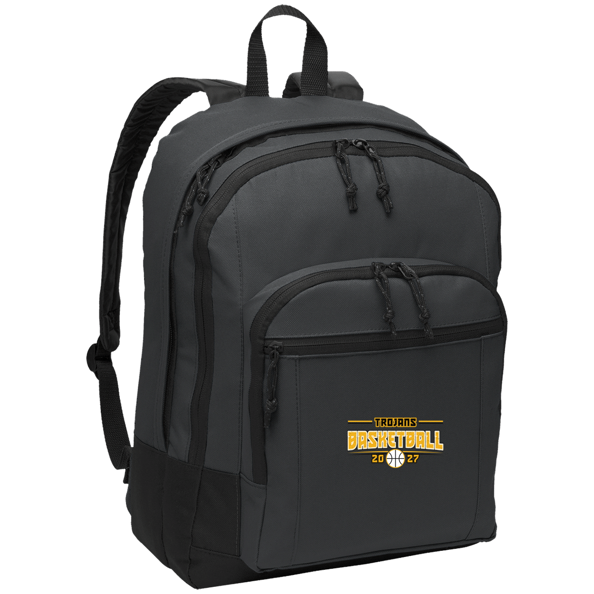 tc-trojans-season-arc-port-authority-basic-backpack — Dark Charcoal — Front — source sha256 53941b3ca6bd894da22358b7c5b2c8e598b30fedaad3dc0a622f17d949fa1dd5 — Color position 2