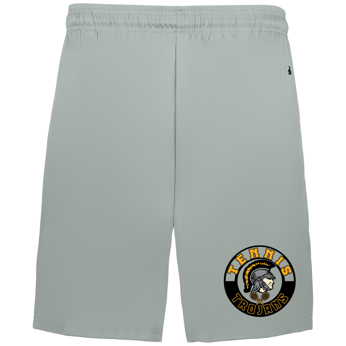 tc-trojans-tennis-crest-badger-adult-b-core-7-inch-short-with-pockets — Silver — Front — source sha256 27235dd66ea495eb6329696635664213694780e4389110846896ed2cae5c3ef7 — Color position 3