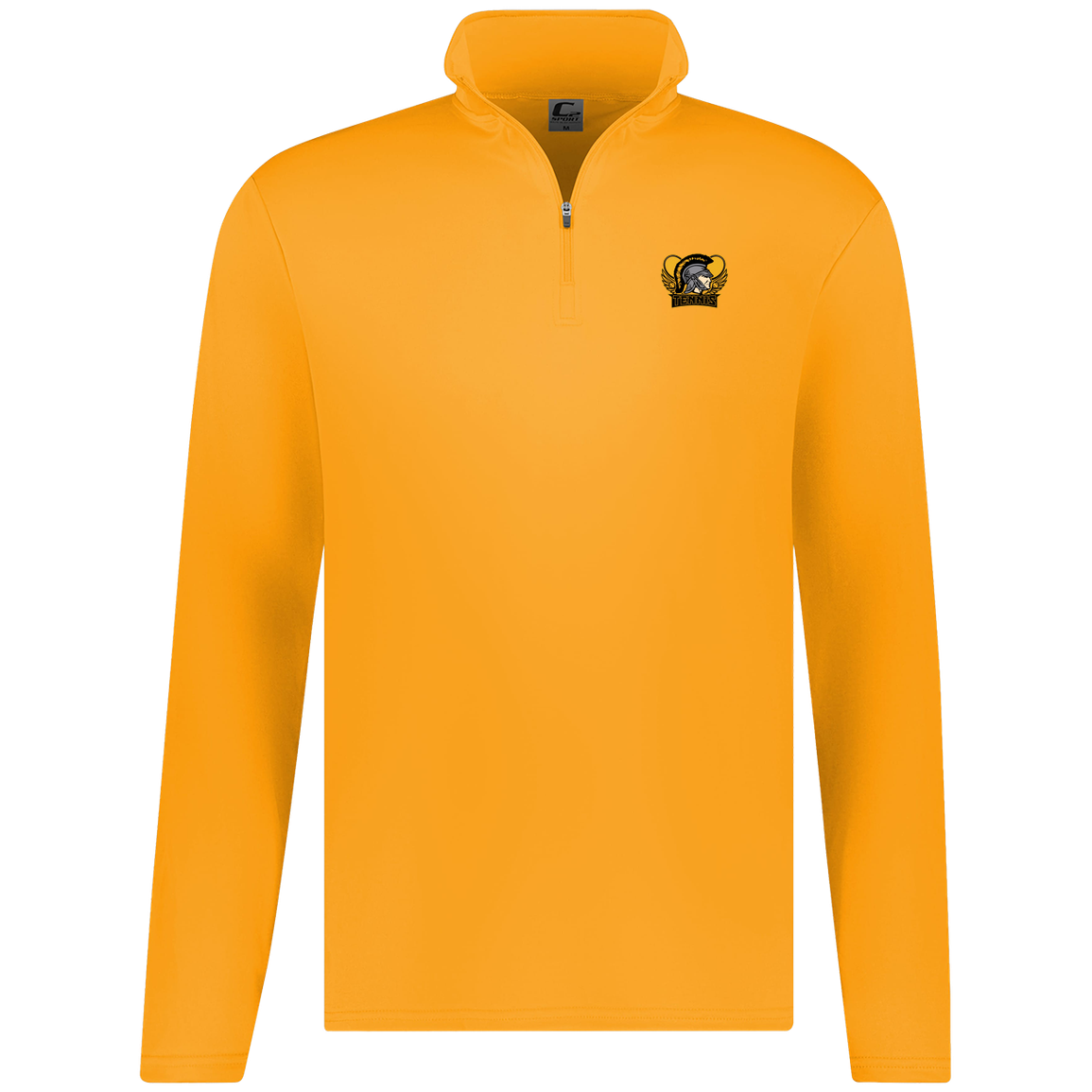 tc-trojans-tennis-insignia-v2-c2-mens-1-4-zip-pullover — Gold — Front — source sha256 59b3c93c89d61c9ebf1fdf6392ba55c937e442fe45eddfe424e74c07ecbdb69b — Color position 5
