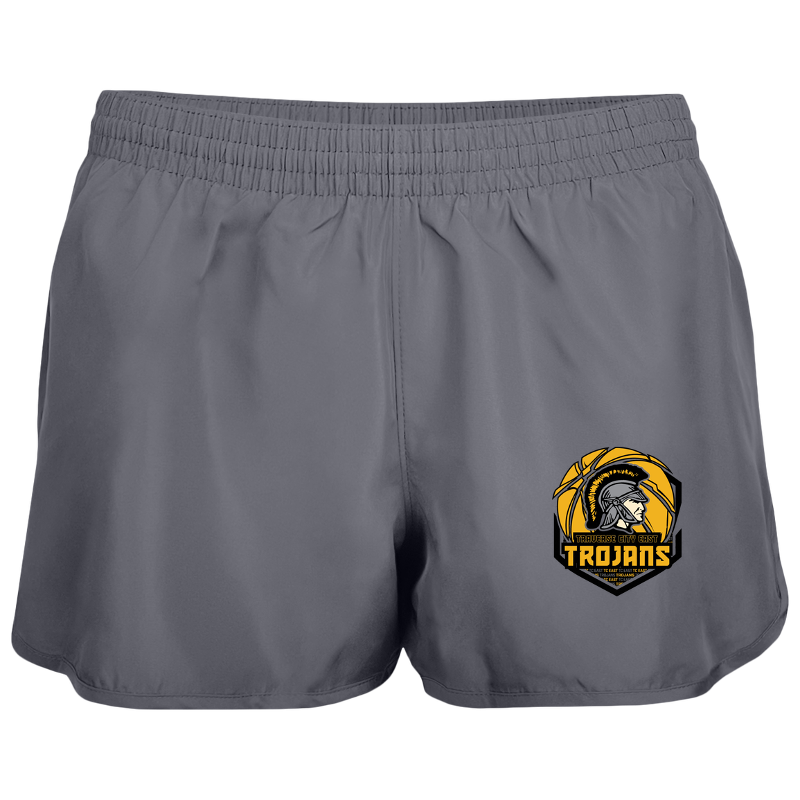 tc-trojans-trojans-team-apparel-augusta-ladies-wayfarer-running-shorts — Graphite — Front — source sha256 b91959e79ac472585c67ebbb13f7230eea51180ee2a76d4e12a87ede480c2059 — Color position 2