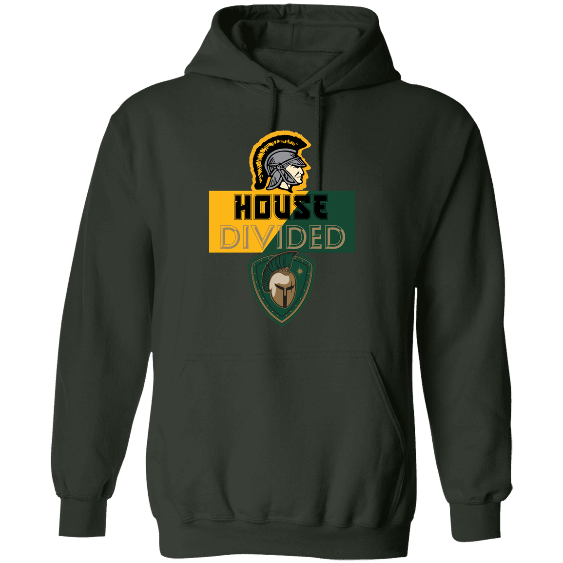tc-united-house-divided-gildan-pullover-hoodie — Forest Green — Front — source sha256 d7a995e45cbc10f07fef01eecbaae9c219036f939670807fb568116efa0050b5 — Color position 8