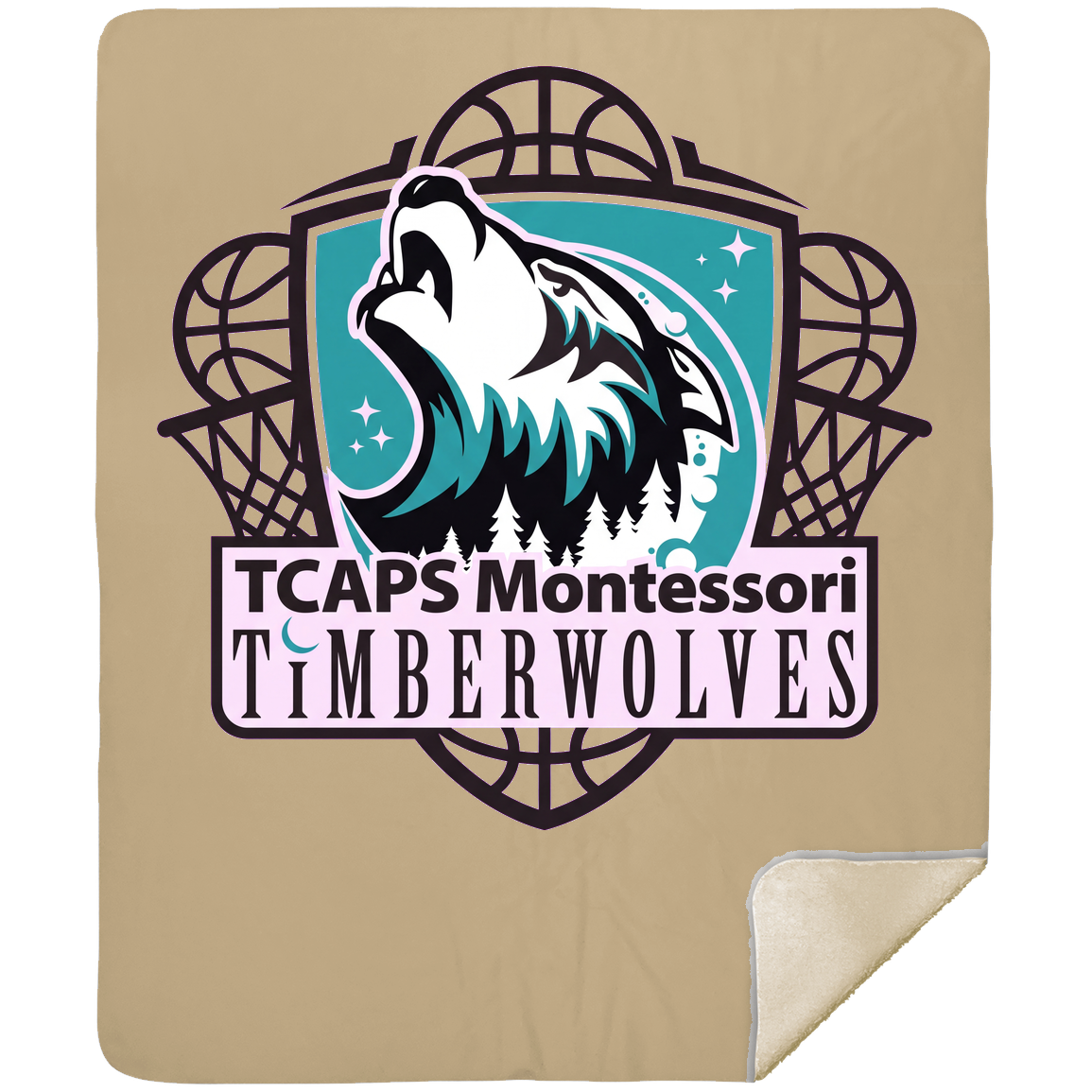 tcaps-montessori-howling-timberwolf-mshm-premium-sherpa-blanket-50x60 — Tan — Front — source sha256 d34361dc2c8351ac1c30f76f2cb5239fe917faff78338f60c85433a7beebe742 — Color position 5