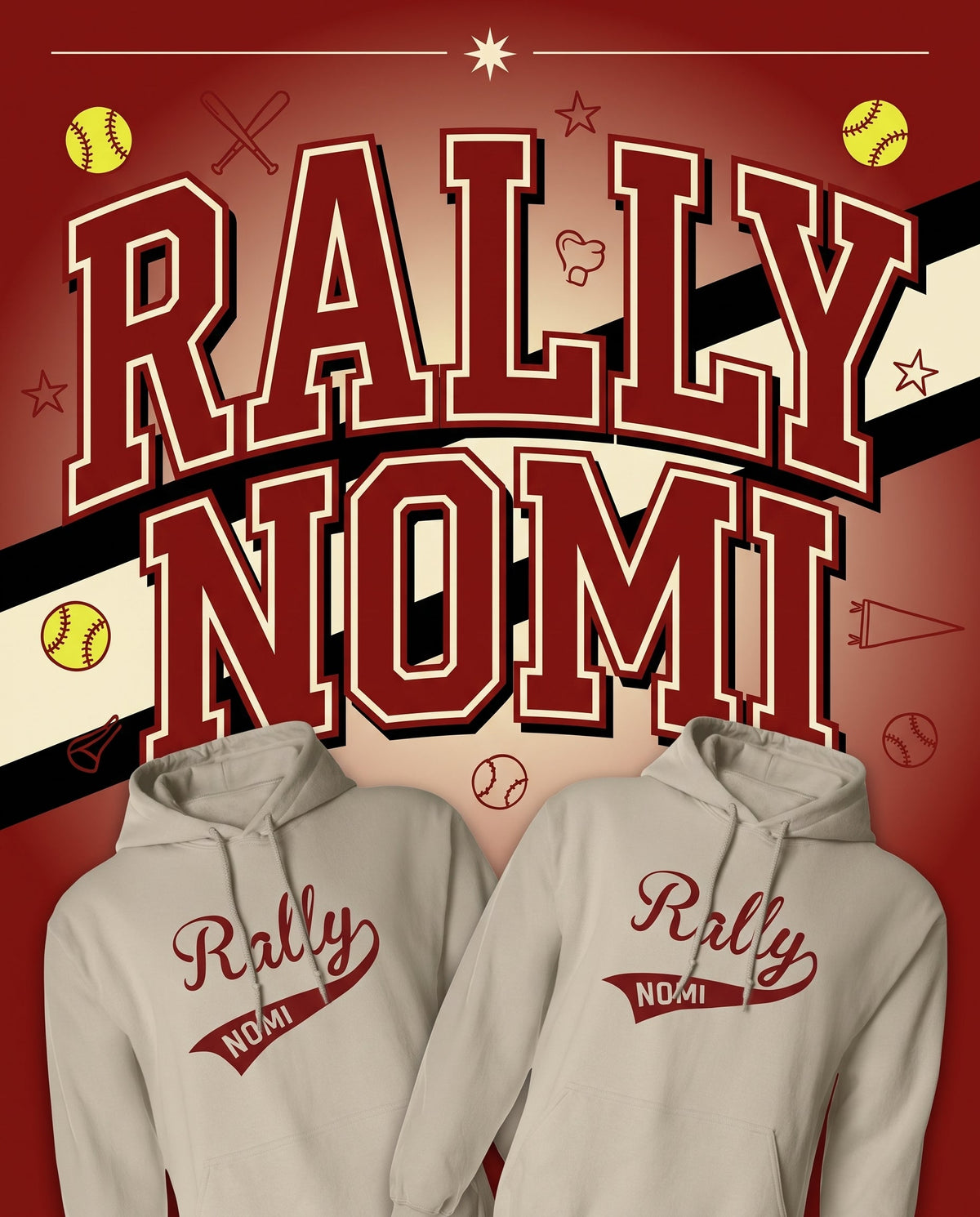 Rally NoMi - drop poster