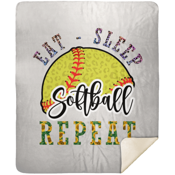 Eat Sleep Softball design