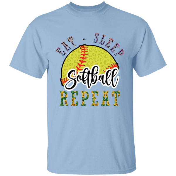 Eat Sleep Softball design