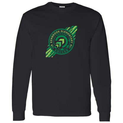 kenbrook-elementary-athletic-seal-gildan-ls-t-shirt-5-3-oz — Black — Front — source sha256 cf3bcbae91f6df8524f39e90d9429b286c667fe5aa363616fb9c5003fc895dee — Color position 2