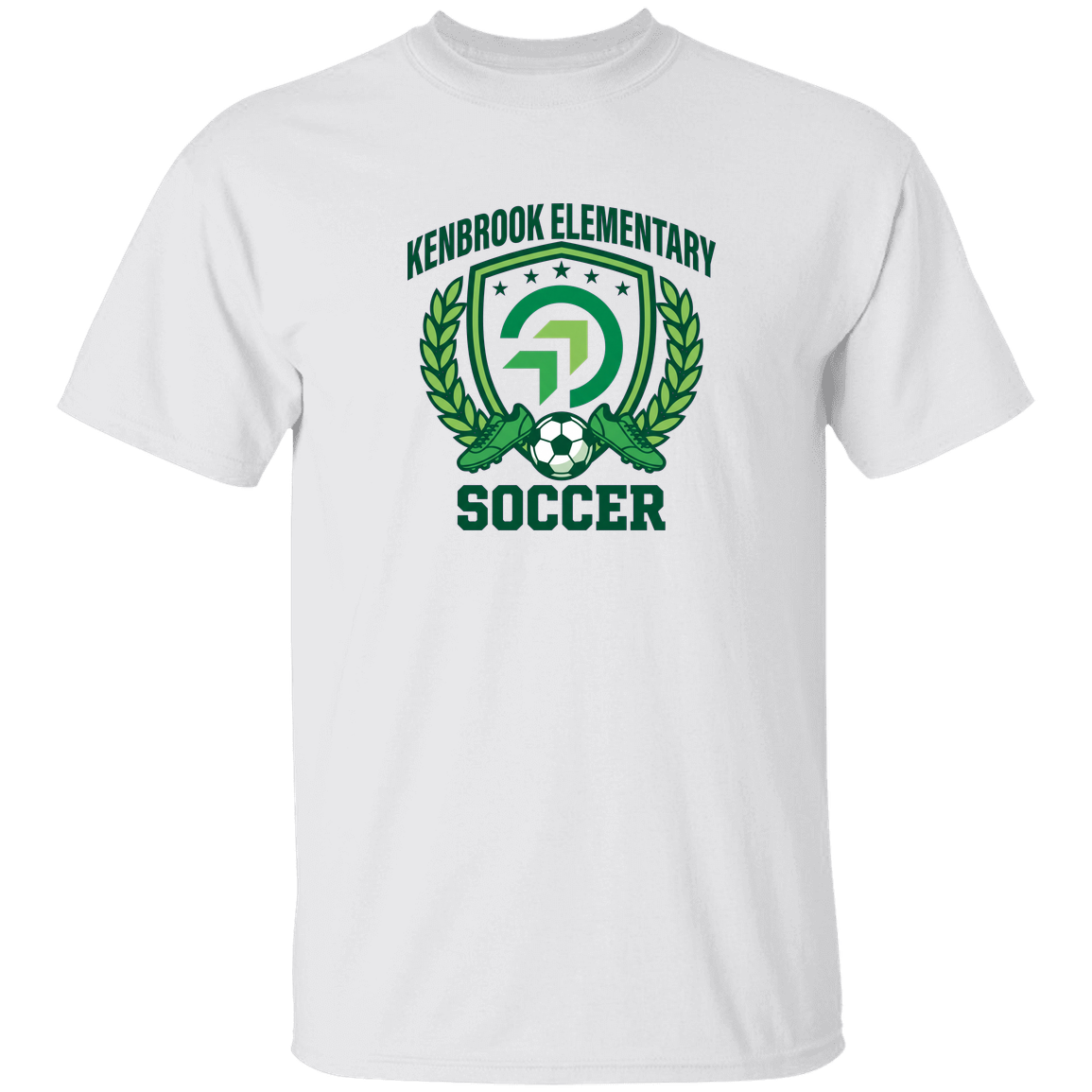 kenbrook-elementary-bold-mascot-gildan-5-3-oz-t-shirt — White — Front — source sha256 a209724e4fc8cd737d85d4c1b0986375fae95c4a916144468de26c3bc685ffab — Color position 1