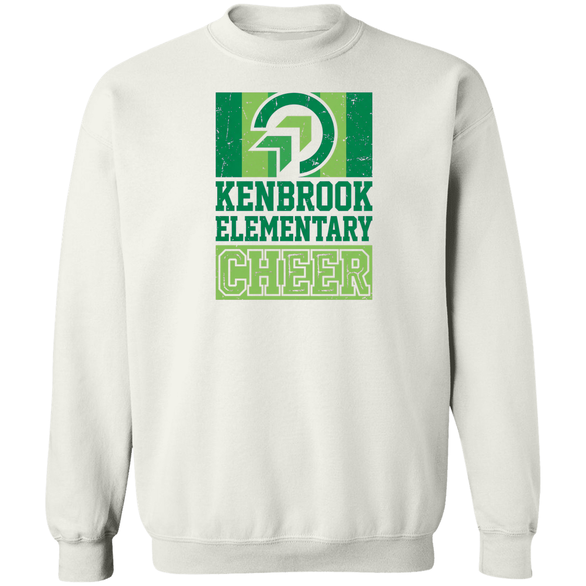 kenbrook-elementary-vintage-stack-gildan-crewneck-pullover-sweatshirt — White — Front — source sha256 144774dda7de2ee279ba5694af20d77fca4d0d09818f7c90d934773217f68c86 — Color position 1