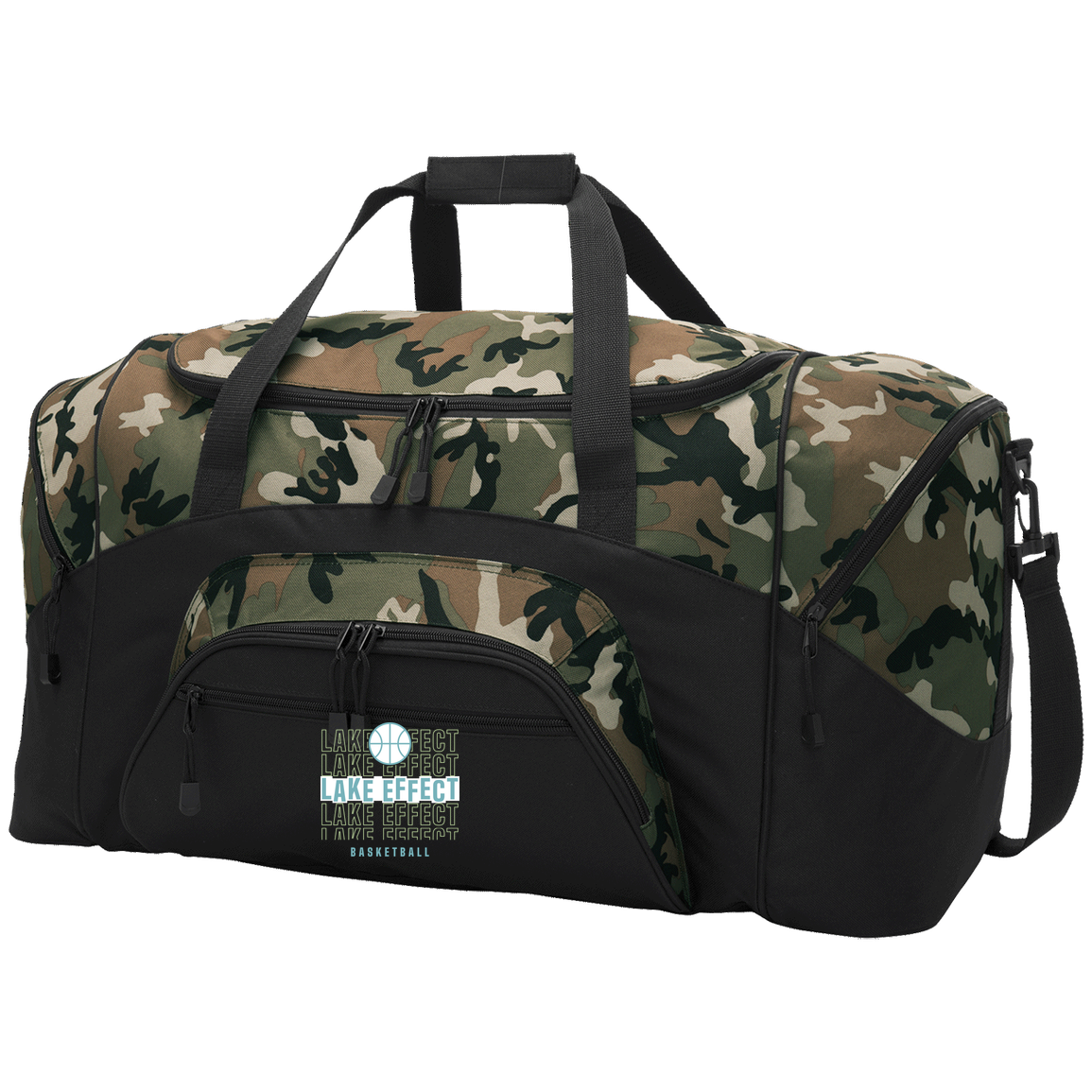 lake-effect-legends-echo-highlight-port-company-sport-duffel Black/Camouflage