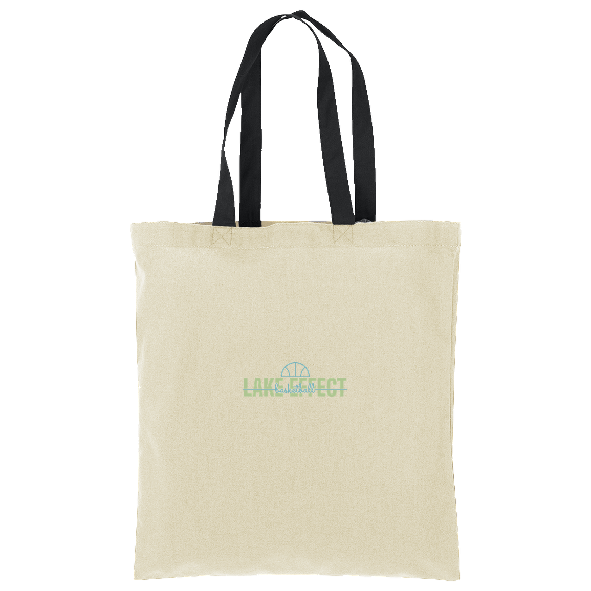 lake-effect-legends-dome-script-port-authority-core-cotton-tote — Natural/Deep Black — Front — source sha256 061dff75d9cf32ea006a18c801580df451af3873f993ba5f7a616a8181d76be8 — Color position 3