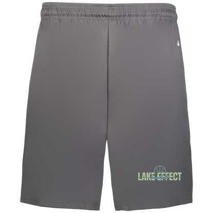 lake-effect-legends-dome-script-badger-adult-b-core-7-inch-short-with-pockets — Graphite — Front — source sha256 1f6894f94570990cf1c14672cf4cc7df25d6a8ebcadef78985e40dee2ed17a91 — Color position 2