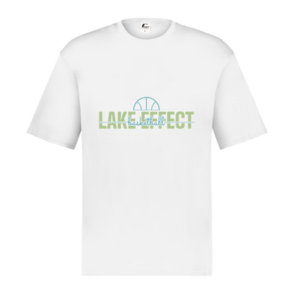 lake-effect-legends-dome-script-c2-mens-performance-short-sleeve-tee — White — Front — source sha256 40dae2c83a86c086c1b5768ed94a1a7c39e34d094688a69d078e119b638981e4 — Color position 4