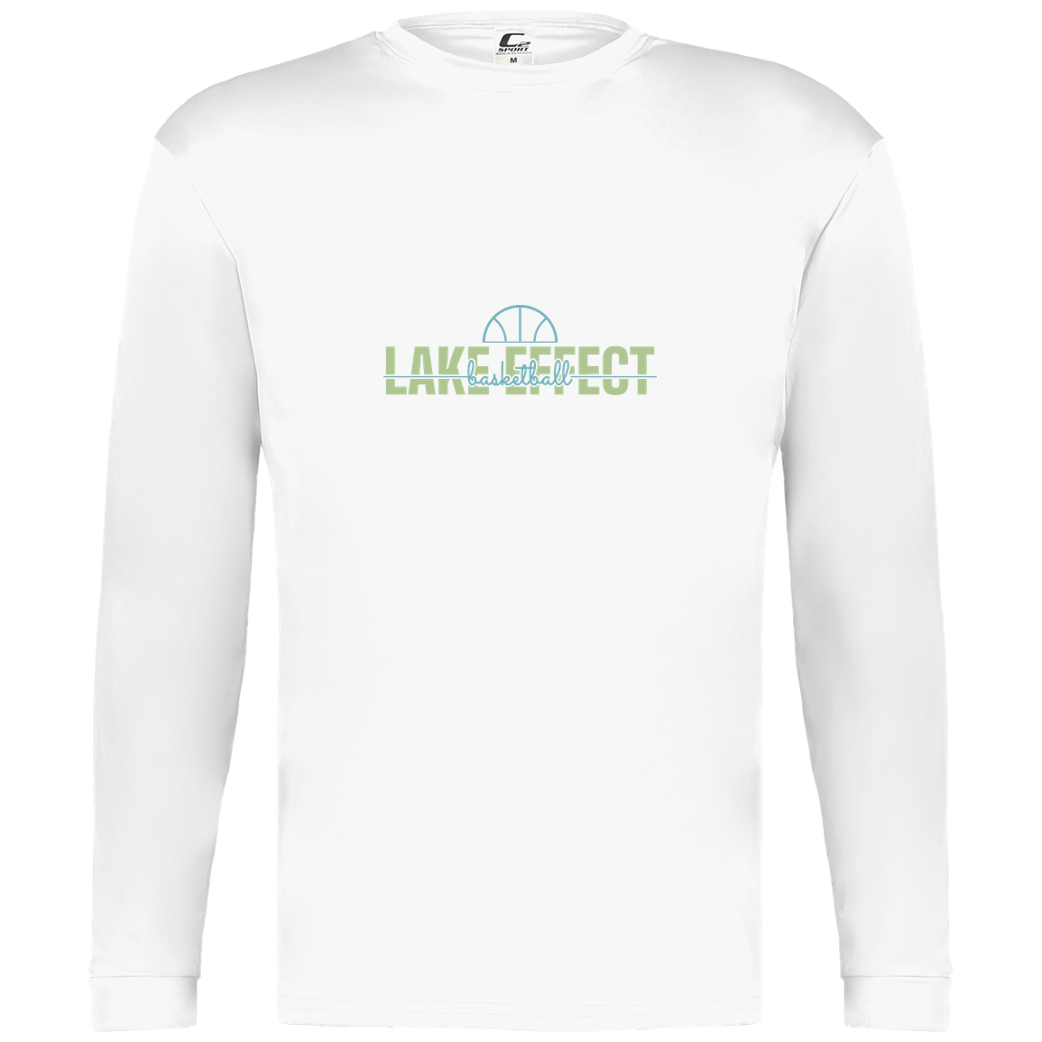 lake-effect-legends-dome-script-c2-mens-performance-long-sleeve-tee — White — Front — source sha256 5519f065806b4e864c273dbed861d2556dc2417df425c77ac3a7e131f2a86c99 — Color position 4