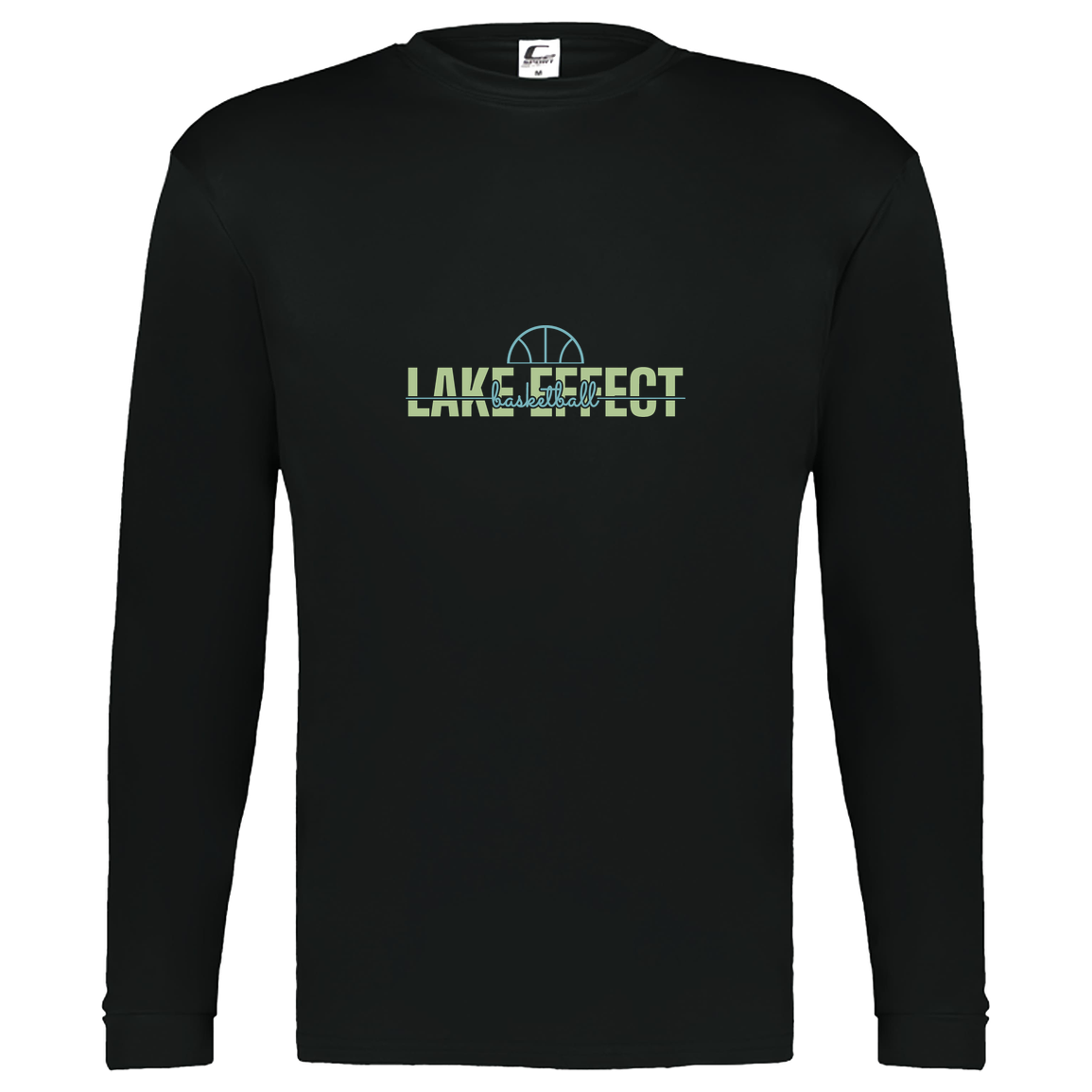 lake-effect-legends-dome-script-c2-kids-performance-long-sleeve-tee — Black — Front — source sha256 5c8332bb5232a04aa4efe55be9f16ed40c2f922a5a8d7283a649091f2f33d01b — Color position 1