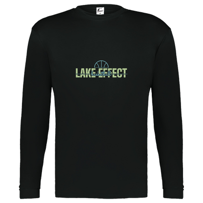 lake-effect-legends-dome-script-c2-kids-performance-long-sleeve-tee — Black — Front — source sha256 5c8332bb5232a04aa4efe55be9f16ed40c2f922a5a8d7283a649091f2f33d01b — Color position 1