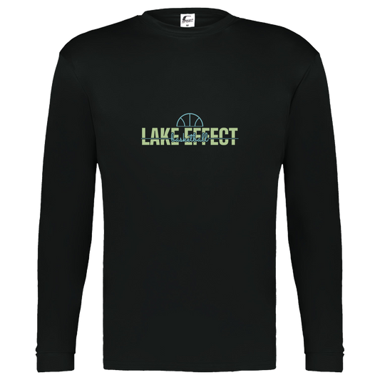 lake-effect-legends-dome-script-c2-kids-performance-long-sleeve-tee — Black — Front — source sha256 5c8332bb5232a04aa4efe55be9f16ed40c2f922a5a8d7283a649091f2f33d01b — Color position 1