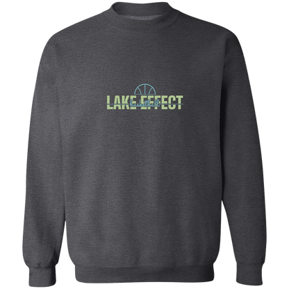 lake-effect-legends-dome-script-gildan-crewneck-pullover-sweatshirt — Dark Heather — Front — source sha256 8aea179402beb91b7cc79f569106005fccc4a95431b77407ddf76475f22178b6 — Color position 6