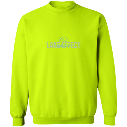 lake-effect-legends-dome-script-gildan-crewneck-pullover-sweatshirt — Safety Green — Front — source sha256 9063e6ce899ec71008484027e89c848f8a169a69727b7655ed1204be25f305a5 — Color position 8