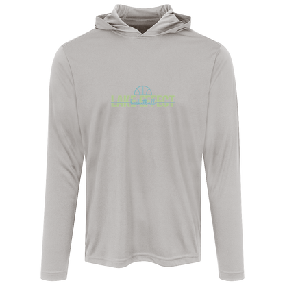 lake-effect-legends-dome-script-sport-tek-mens-competitor-hooded-tee — Silver — Front — source sha256 9530a0bafdeacb697e4003248c909f643ef80794a360c1b7b197262641601752 — Color position 3
