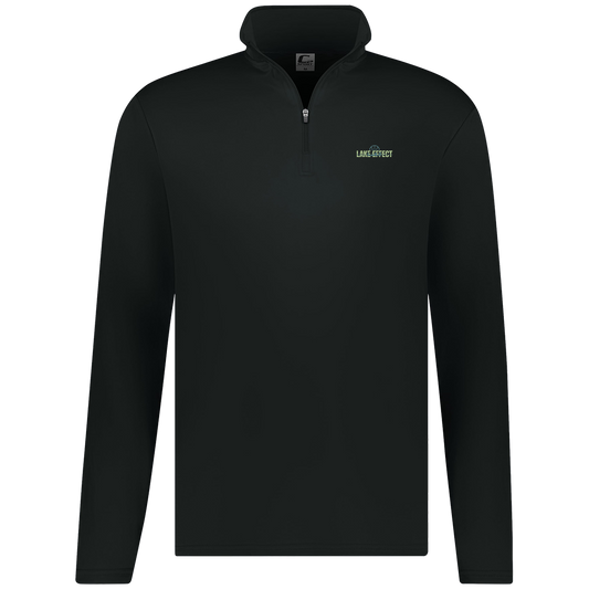lake-effect-legends-dome-script-c2-mens-1-4-zip-pullover — Black — Front — source sha256 cb6e4177a8069bd381c68e95e3b647b1899f0e960f610d6b4ea5b9174629dbc3 — Color position 1