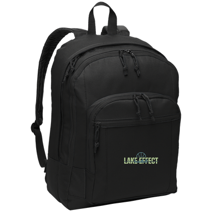 lake-effect-legends-dome-script-port-authority-basic-backpack — Black — Front — source sha256 d3f6f550cb283e01c3e70fa810c6da5639810e803cd111f904b8f595be735f0c — Color position 1