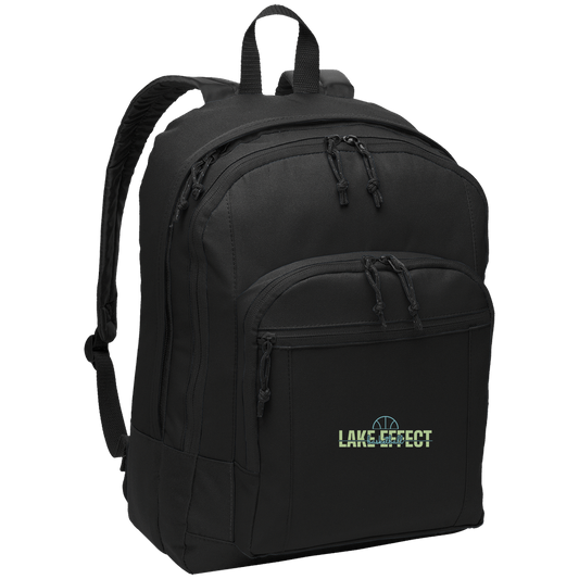 lake-effect-legends-dome-script-port-authority-basic-backpack — Black — Front — source sha256 d3f6f550cb283e01c3e70fa810c6da5639810e803cd111f904b8f595be735f0c — Color position 1