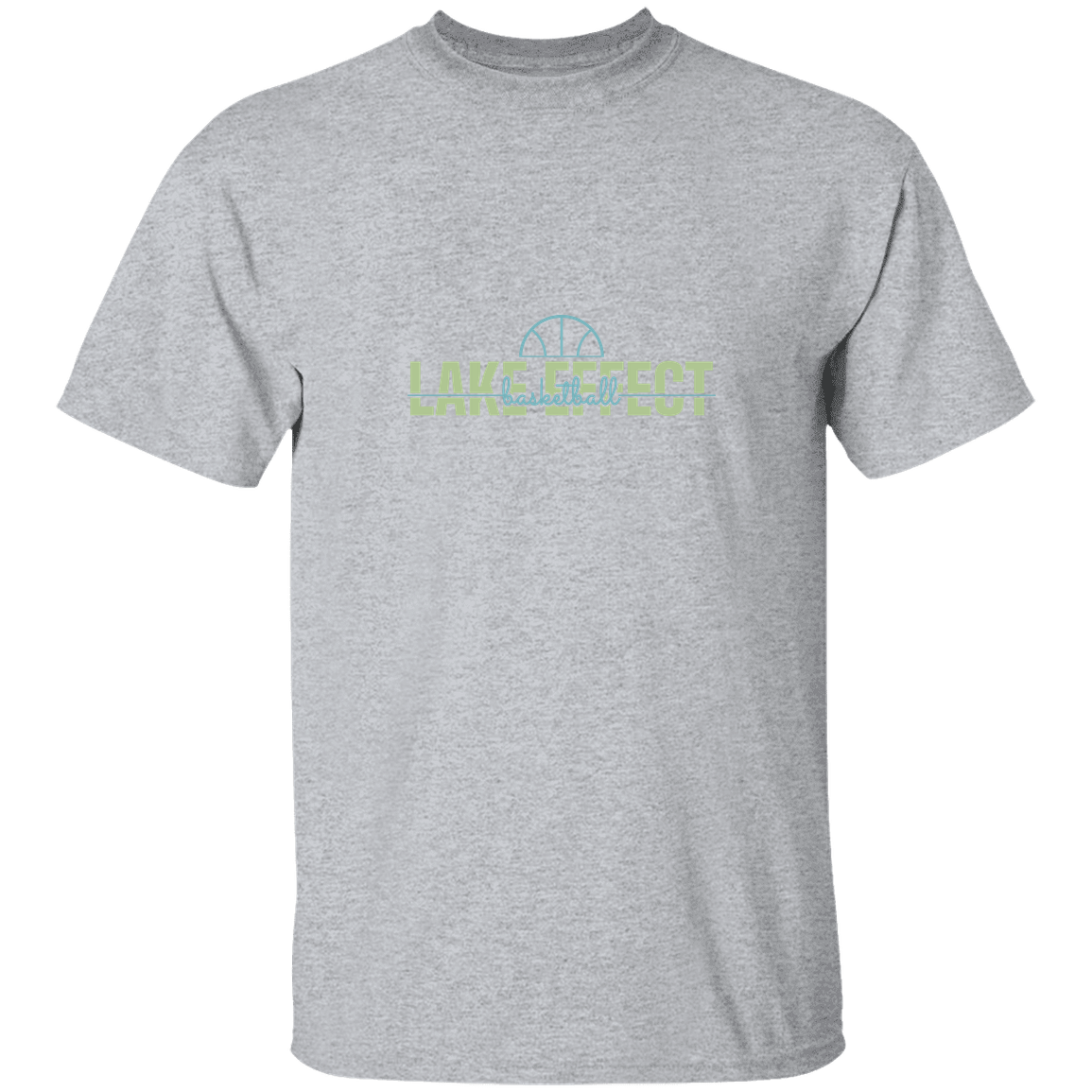 lake-effect-legends-dome-script-gildan-5-3-oz-t-shirt — Sport Grey — Front — source sha256 e55f12b5227c02e3bbdef7a7723e082ba8c64fc3c0a515219566fef5fb8e1ed8 — Color position 6