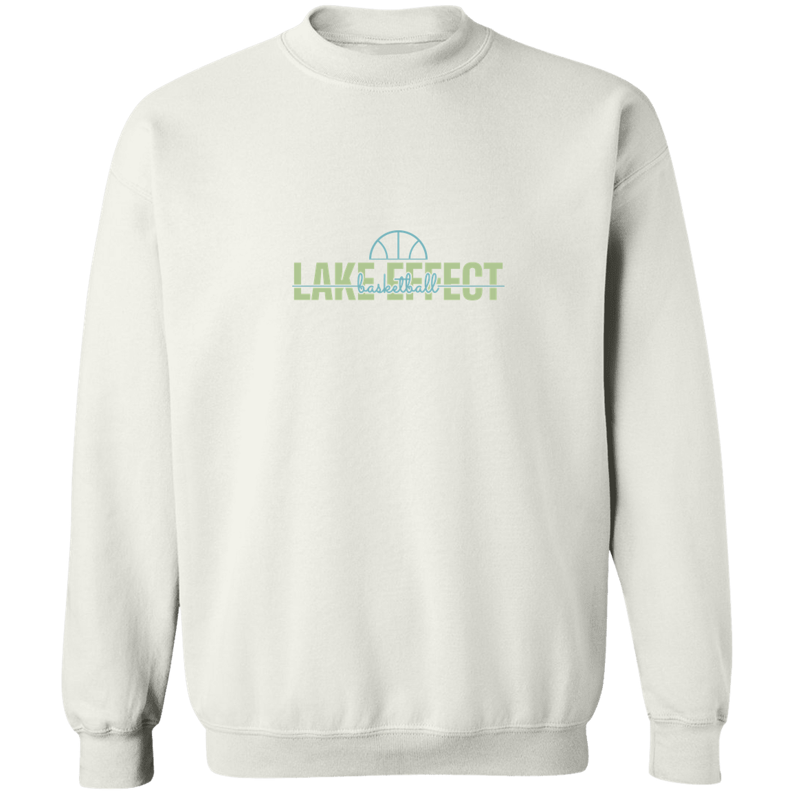 lake-effect-legends-dome-script-gildan-crewneck-pullover-sweatshirt — White — Front — source sha256 e58740e18f5cc933d92b8786cb77904f4e75c2a6b00092838bb7be15fd71cf48 — Color position 3