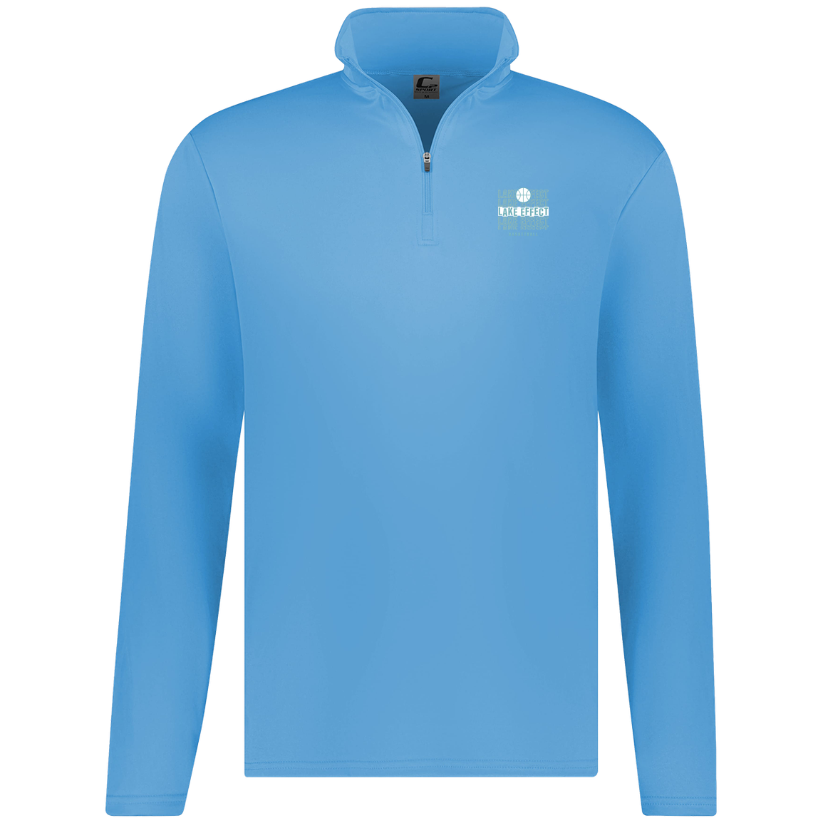 lake-effect-legends-echo-highlight-c2-mens-1-4-zip-pullover — Columbia Blue — Front — source sha256 0ca4134e9f64890de3172bcfc4b609e6fb0a3a2e1100243f0ab38ca7f6c30391 — Color position 5