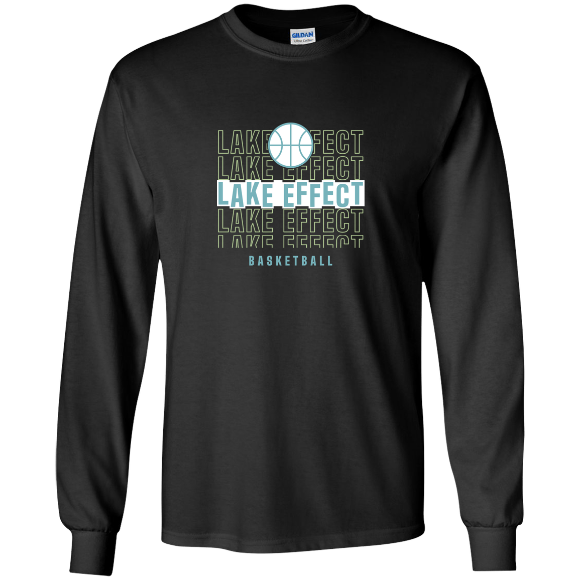 lake-effect-legends-echo-highlight-gildan-youth-ls-t-shirt — Black — Front — source sha256 2354770a4d8f20c707632169d4763af98e080c4d07680d8d17636d6668ffd496 — Color position 3