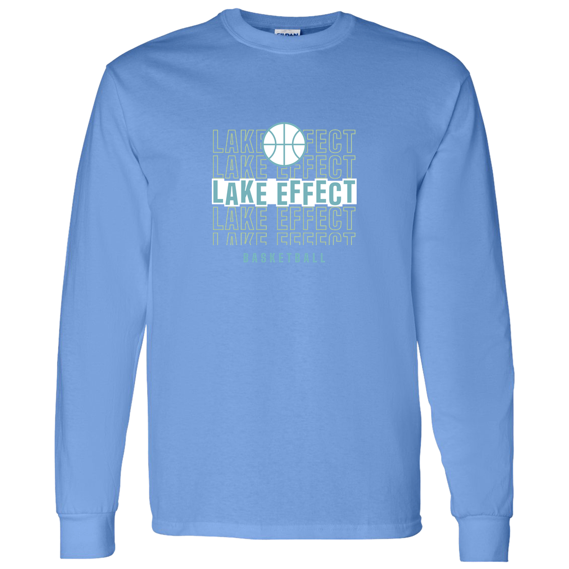 lake-effect-legends-echo-highlight-gildan-ls-t-shirt-5-3-oz — Carolina Blue — Front — source sha256 2d7b93b8425a483324c918e0eda1ea144f060a9a4058ea13122d8c520967bb23 — Color position 6