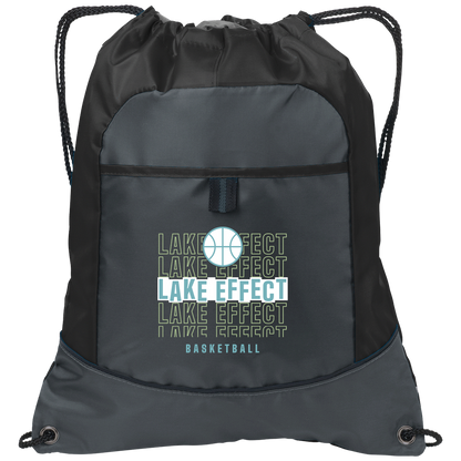 lake-effect-legends-echo-highlight-port-authority-pocket-cinch-pack — Deep Smoke/Black — Front — source sha256 35815b4ee81993032b7d7336bd82a93063b6fd2e104990b16b2c4e0cd2f3688b — Color position 1