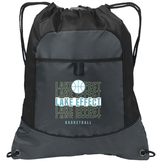 lake-effect-legends-echo-highlight-port-authority-pocket-cinch-pack — Deep Smoke/Black — Front — source sha256 35815b4ee81993032b7d7336bd82a93063b6fd2e104990b16b2c4e0cd2f3688b — Color position 1