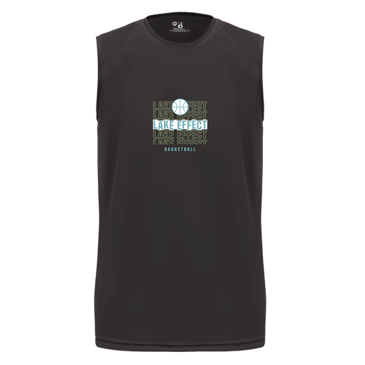 lake-effect-legends-echo-highlight-badger-b-core-sleeveless-performance-tee — Black — Front — source sha256 5afc41aec34c039a0d5c2f97d0b2ab86b9b184bb76f3082bbacadc25b3b020ad — Color position 1